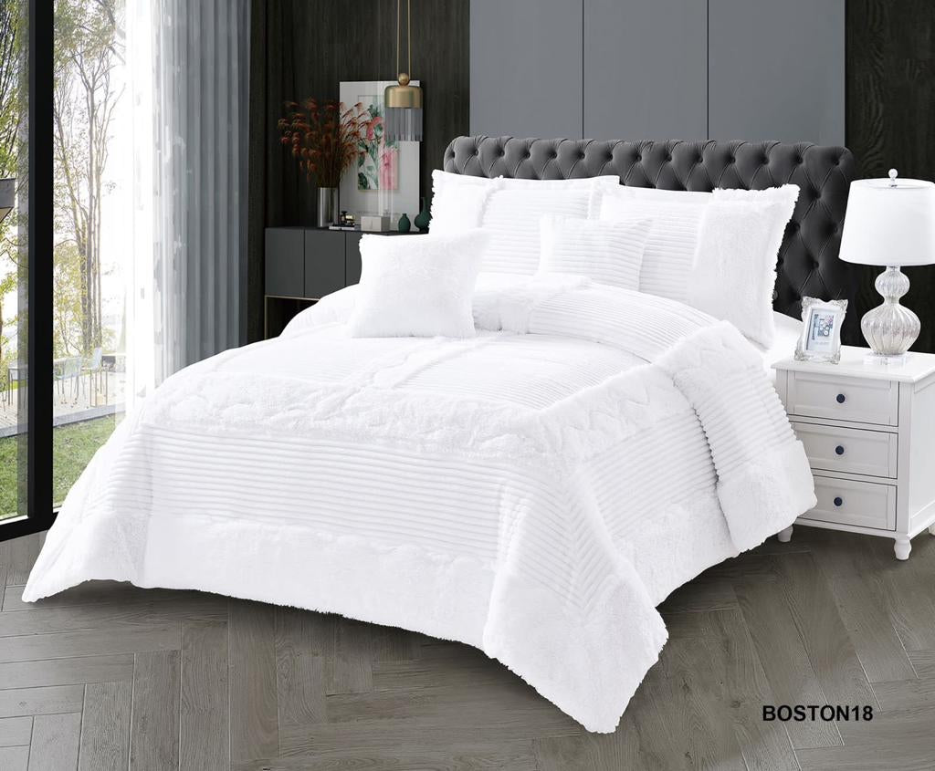 DaDa Bedding - Colcha Bohemia De Patchwork, Edredón Borgoña Vino