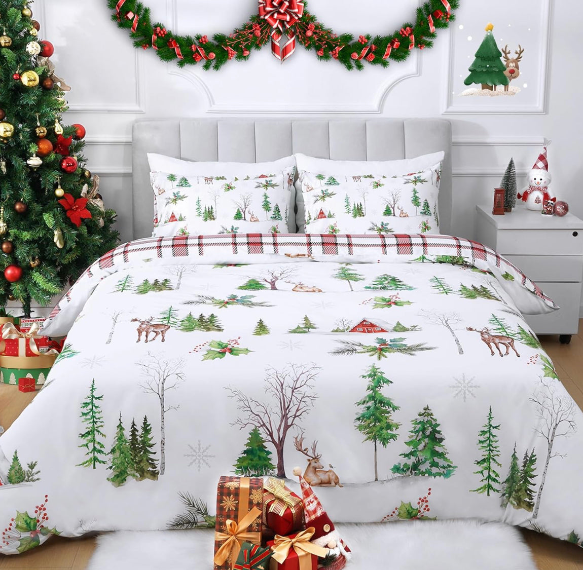 Duvet Cover Christmas trees + fundas Edecor Hogar