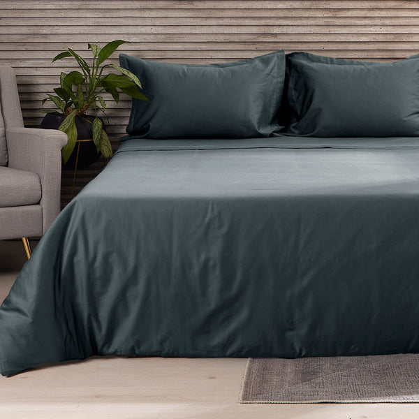 Cover Duvet 400 hilos algodón Gris