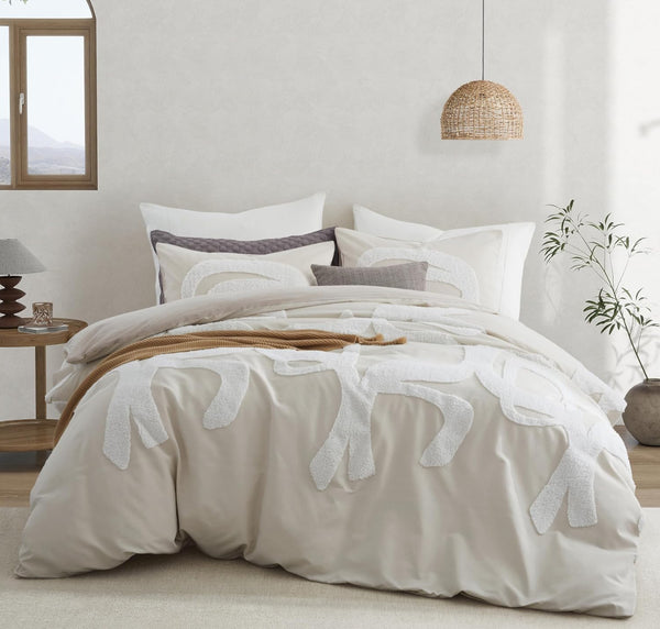 Duvet cover Jacquard geométrico + fundas de almohada (En diferentes colores)