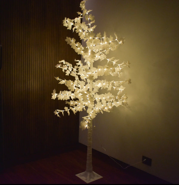 Árbol chamizo de Navidad hojas luminosas