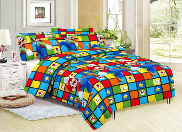 Juego de sabanas print mario b