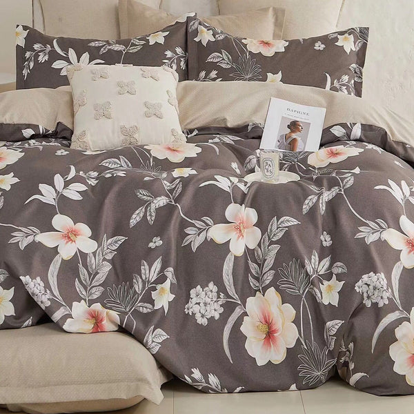 Duvet Cover + fundas + sabana plana importado floral