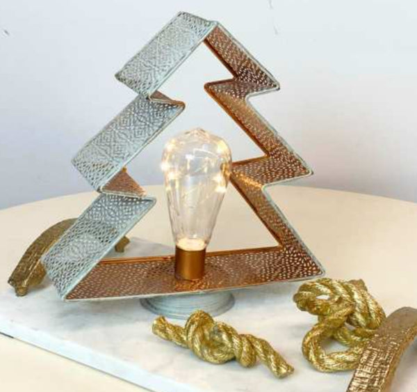 Lámpara luz led dorado o plateado