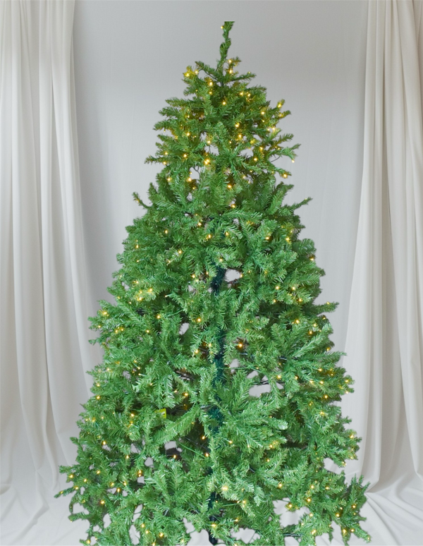 Árbol de Navidad con luces
