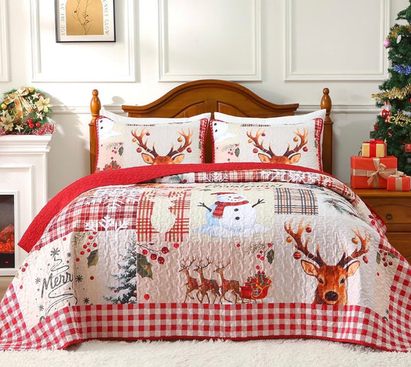 Quilt mix Navidad + fundas