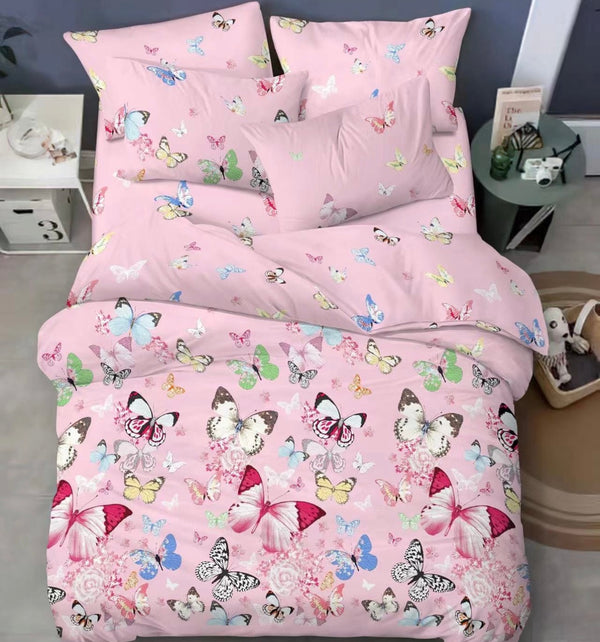 Juego de sabanas print mariposas