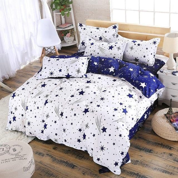 Combo Edredón + juego de sabanas Print stars