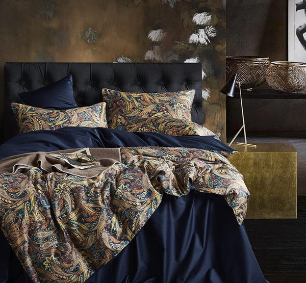 Duvet cover vintage gold fundas de almohada