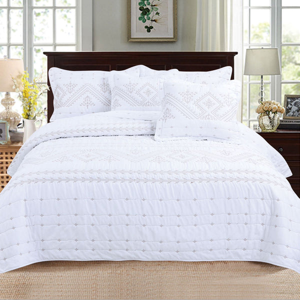 Quilt / Colcha con bordado Royale