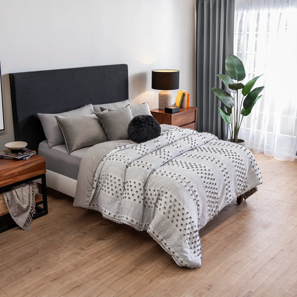 Duvet Cover textura gris