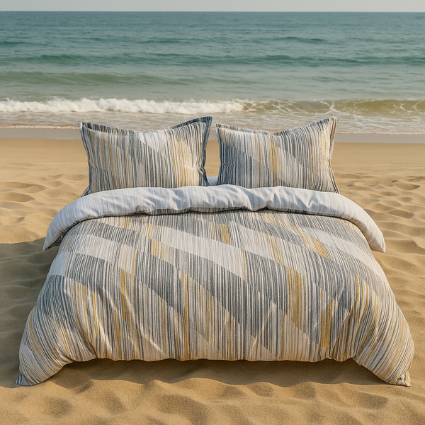 Duvet Cover 100% algodon + fundas doble faz plenitud ámbar