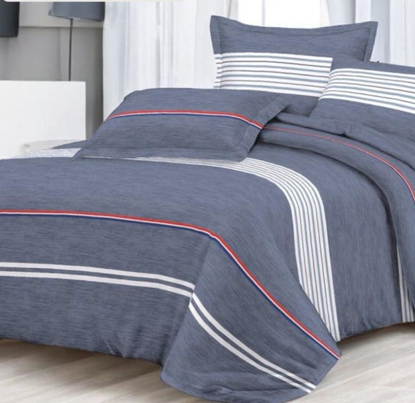 Edredón Print franjas blue