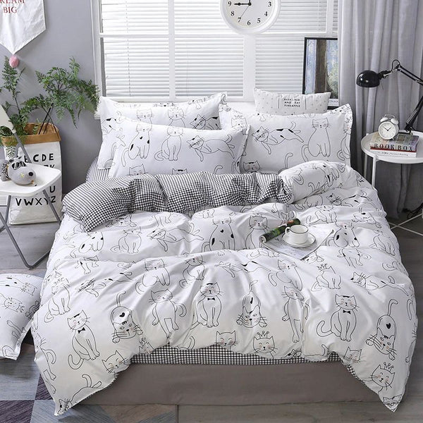 Duvet cover Print Hola cats