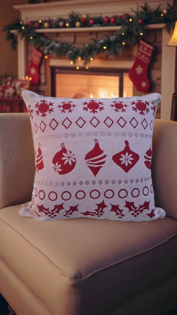 Fundas Cojin tela jacquard DecoNavidad