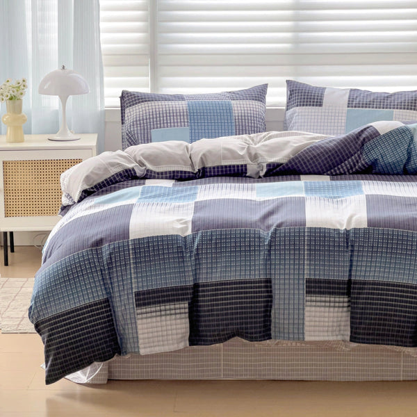 Duvet cover doble faz + fundas Blue paint