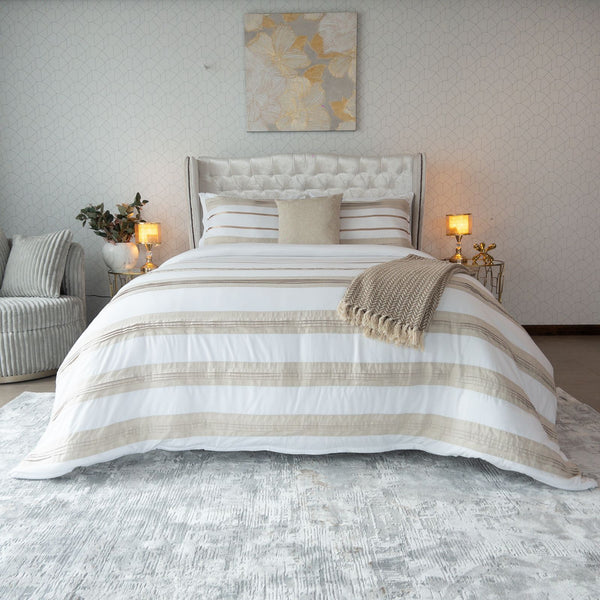 Duvet cover unicolor  + fundas (Lines)