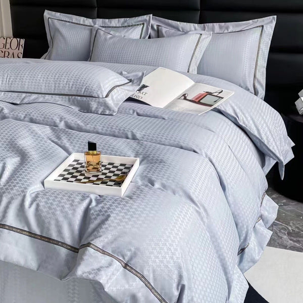 Duvet Cover Algodon + fundas + sabana plana importado satinado (diferentes colores)