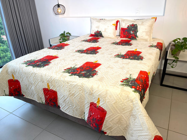 Quilt Navidad velas