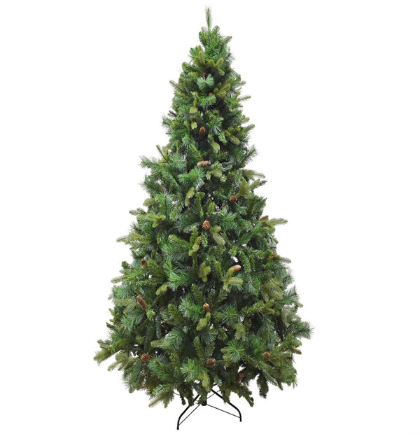 Árbol de Navidad con piñas