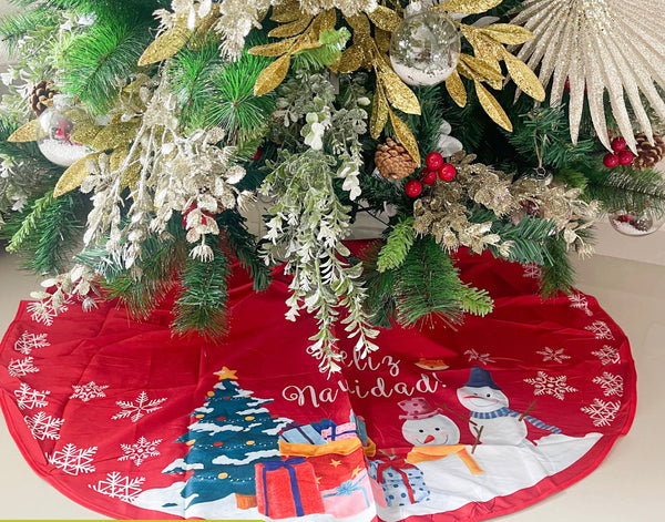 Pie de arbol navideño 2