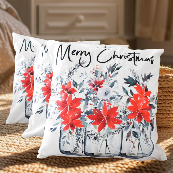 Fundas Cojin Navideño Merry Christmas