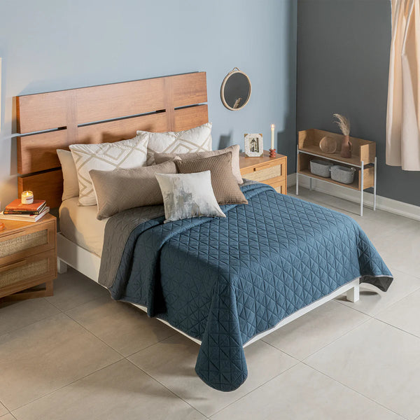 Quilt doble faz cobalto
