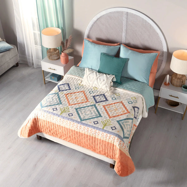 Quilt doble faz colors / menta