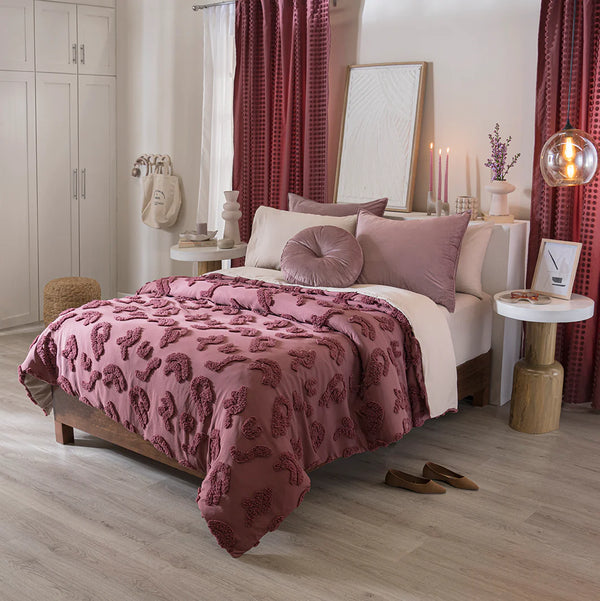 Duvet Cover textura berry