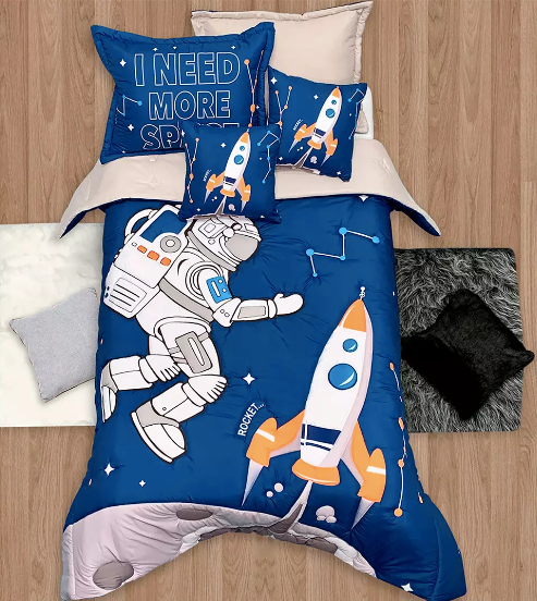 Edredon 3D infantil Space