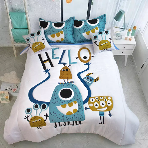 Edredon 3D infantil Sweet Monsters