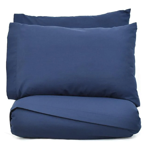 Juego de sabanas Azul Marino