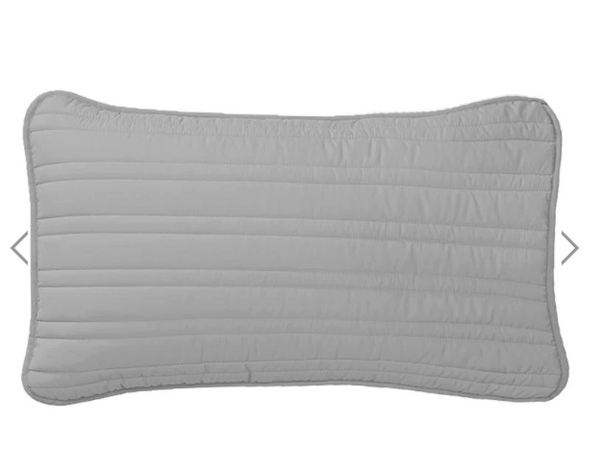 set x 2 Fundas de almohada gris