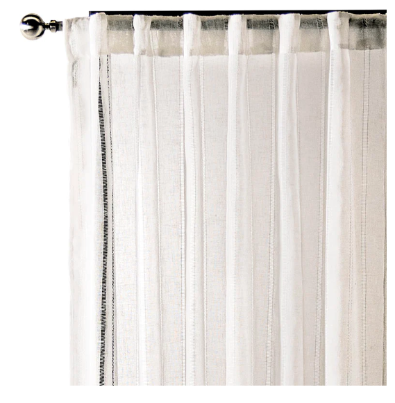Cortina Ligera Jacquard Beige