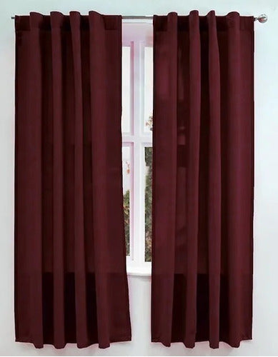 Cortinas Ligeras VinoTinto