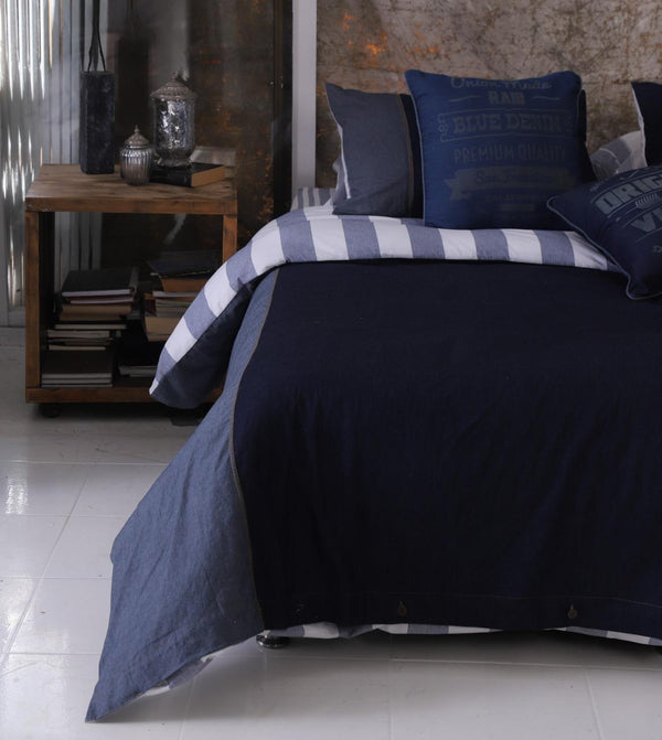 Duvet Cover + Plumón Indigo Doble Faz