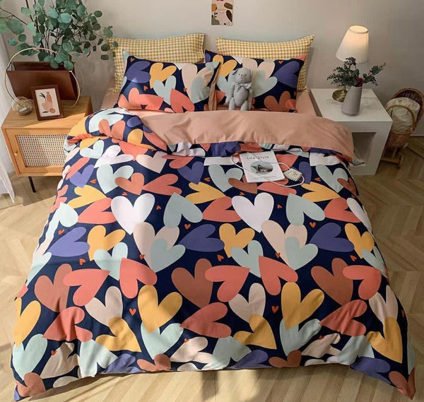 Duvet cover + Plumón love in colors