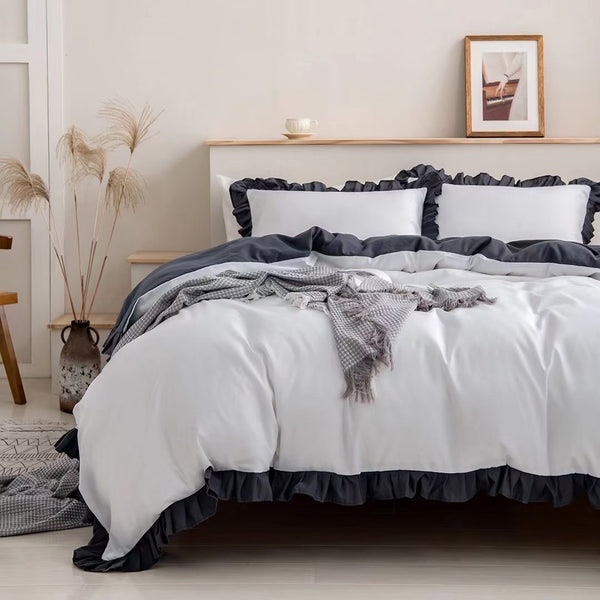 Set Duvet Cover + Plumón Bicolor Boleros (diferentes colores disponibles)